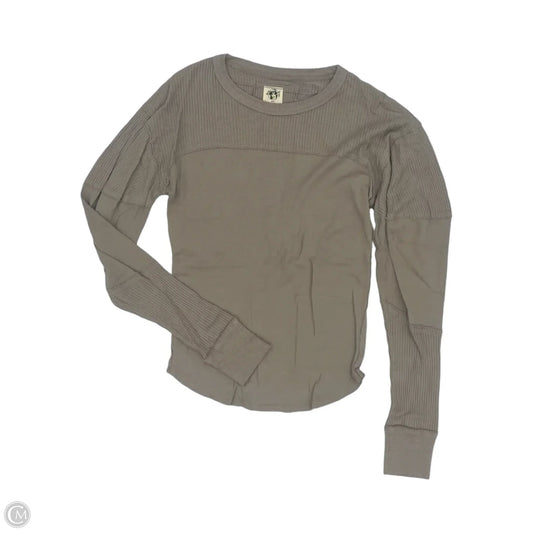 Top Long Sleeve By We The Free In Tan, Size: M