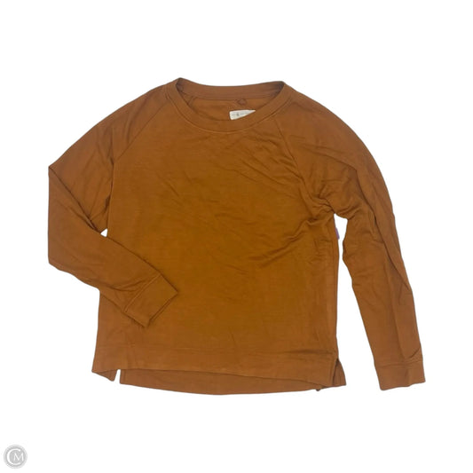 Top Long Sleeve By Loft In Orange, Size: L