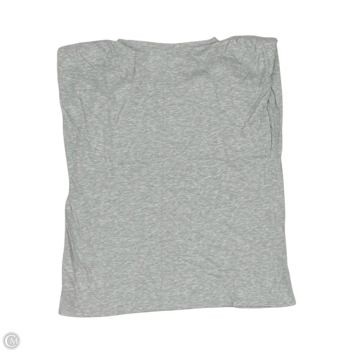 Top Short Sleeve By Express In Grey, Size: L