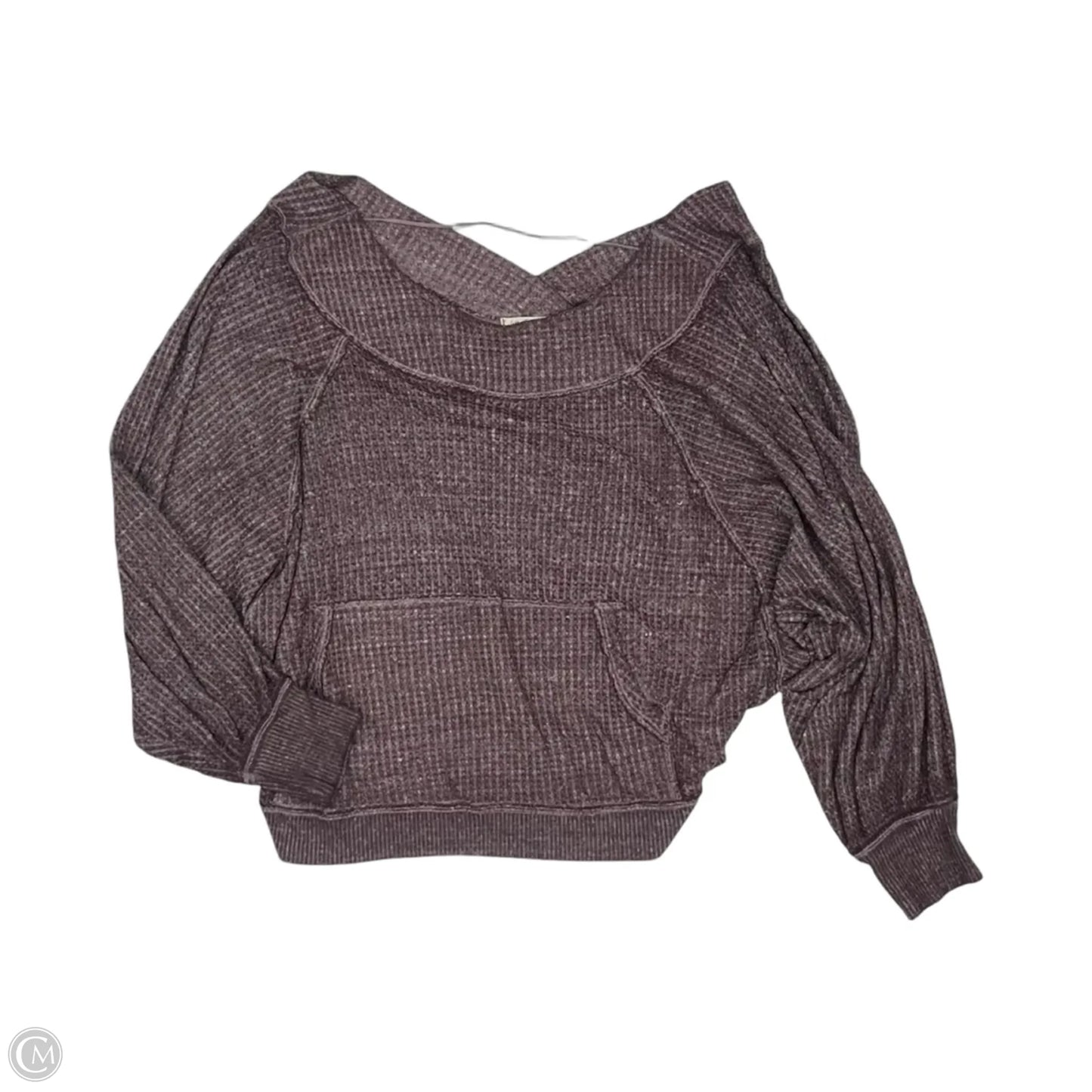 Top Long Sleeve By We The Free In Purple, Size: M