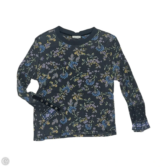 Top Long Sleeve By Sundance In Floral Print, Size: Xlp