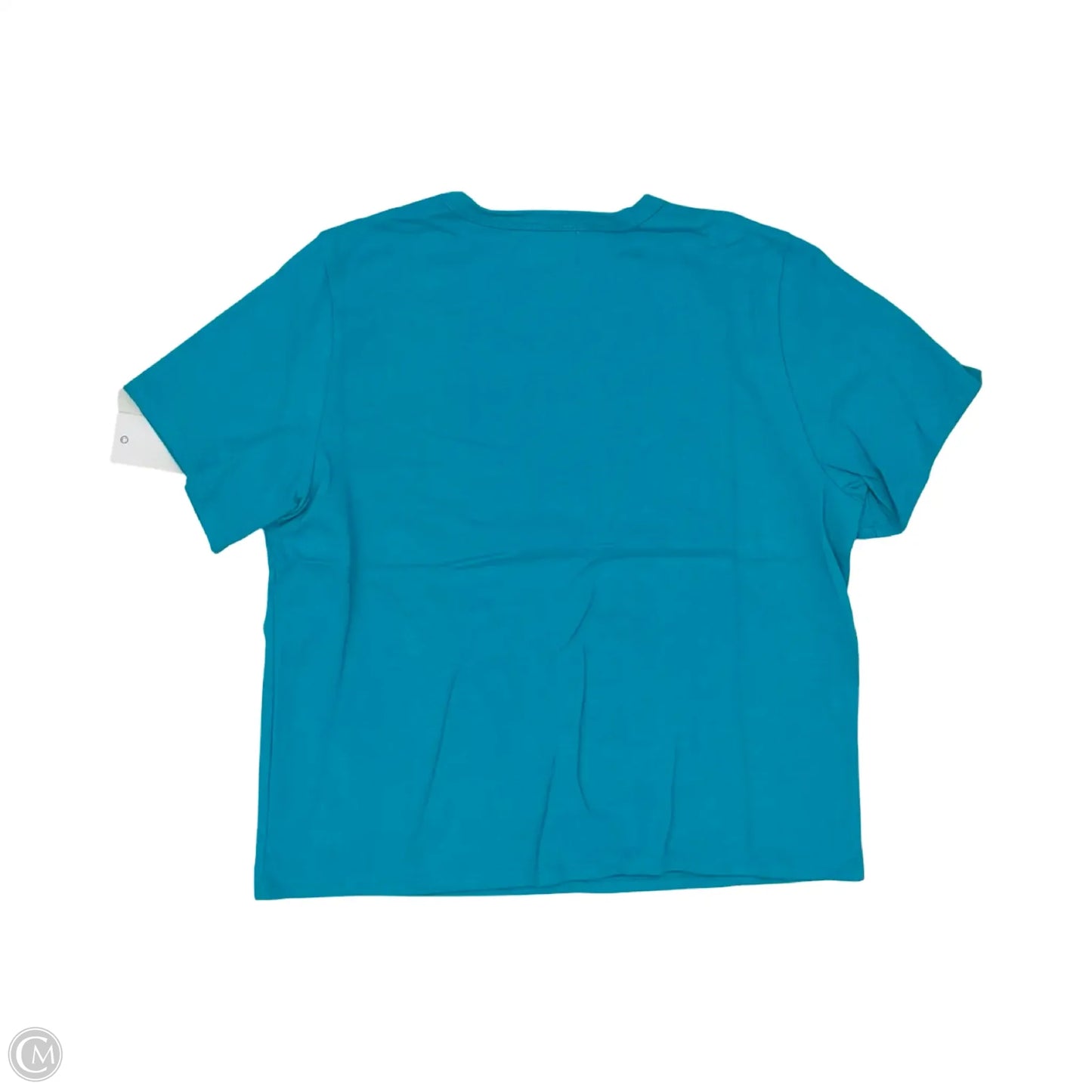 Top Short Sleeve By Clothes Mentor In Teal, Size: L