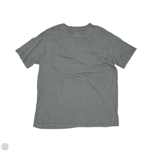 Top Short Sleeve By Aerie In Grey, Size: L