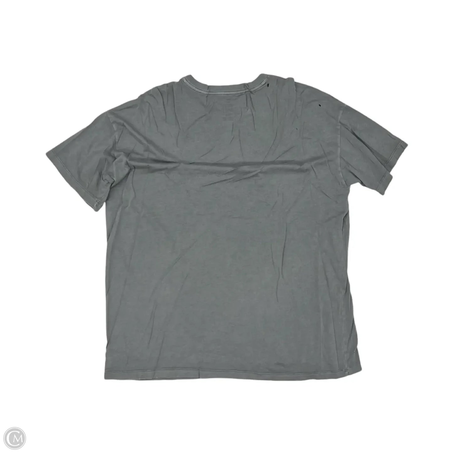 Top Short Sleeve By Aerie In Grey, Size: L