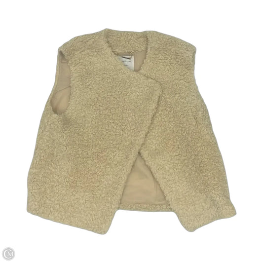 Vest Faux Fur & Sherpa By Habitual In Tan, Size: S