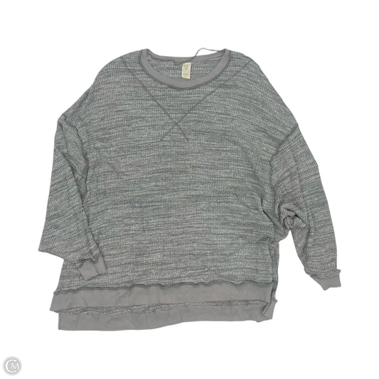 Top Long Sleeve By We The Free In Grey, Size: S