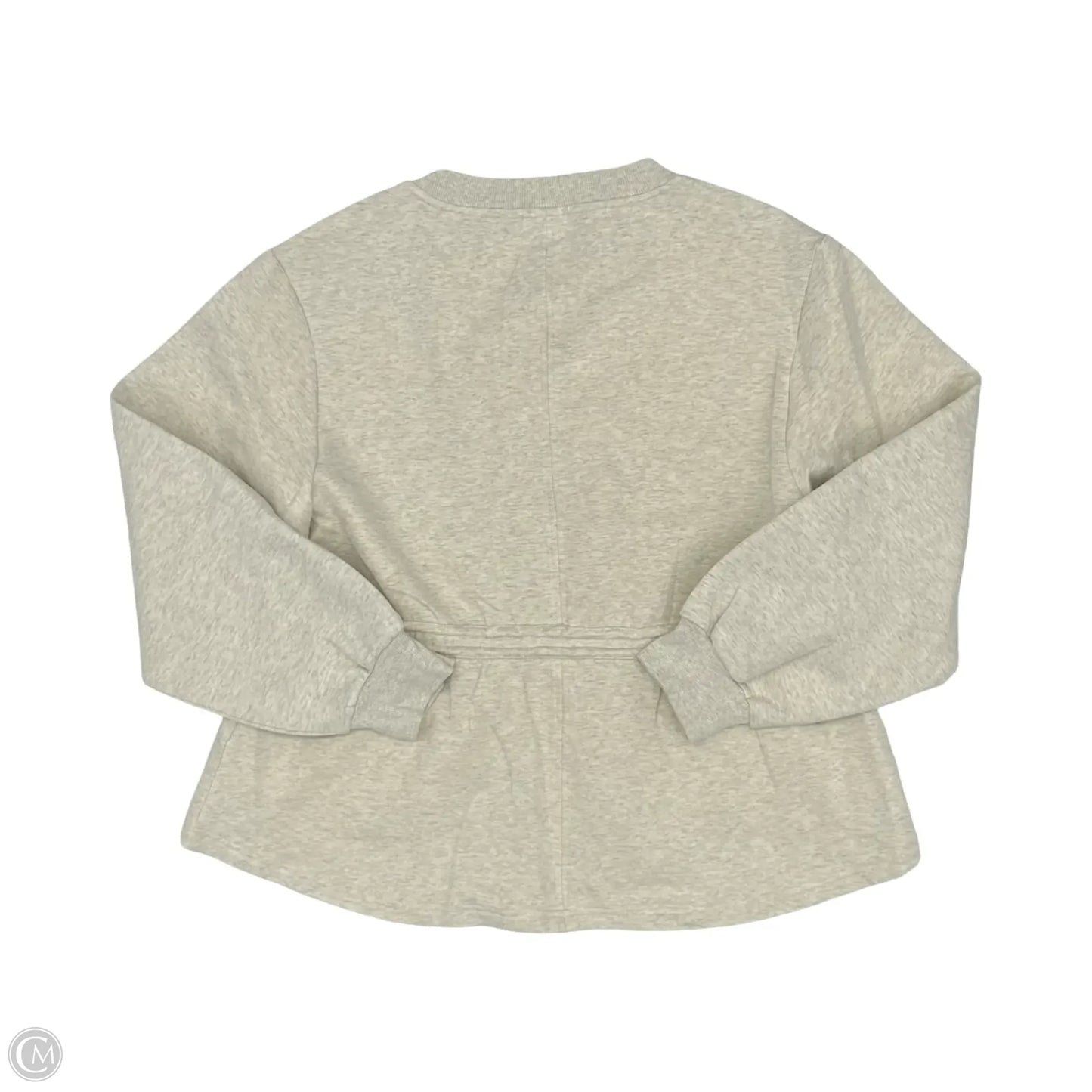 Athletic Sweatshirt Crewneck By Varley In Cream, Size: M