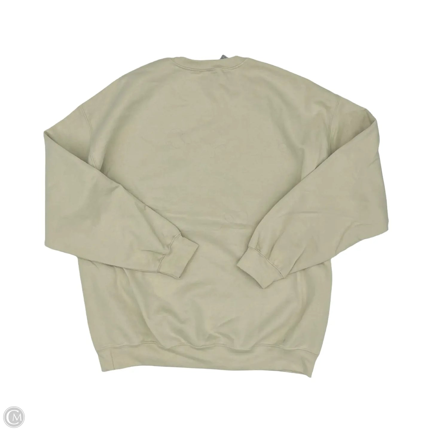 Sweatshirt Crewneck By Gildan In Tan, Size: Xl