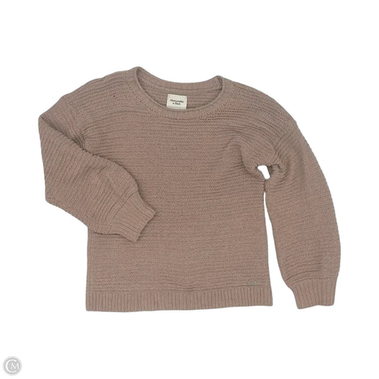 Sweater By Abercrombie And Fitch In Tan, Size: L