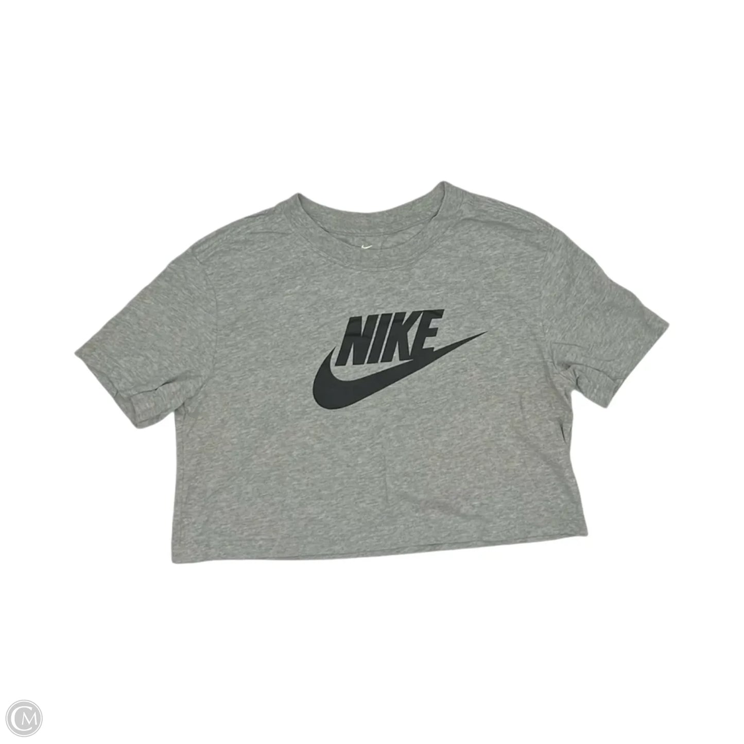 Athletic Top Short Sleeve By Nike Apparel In Grey, Size: Xs