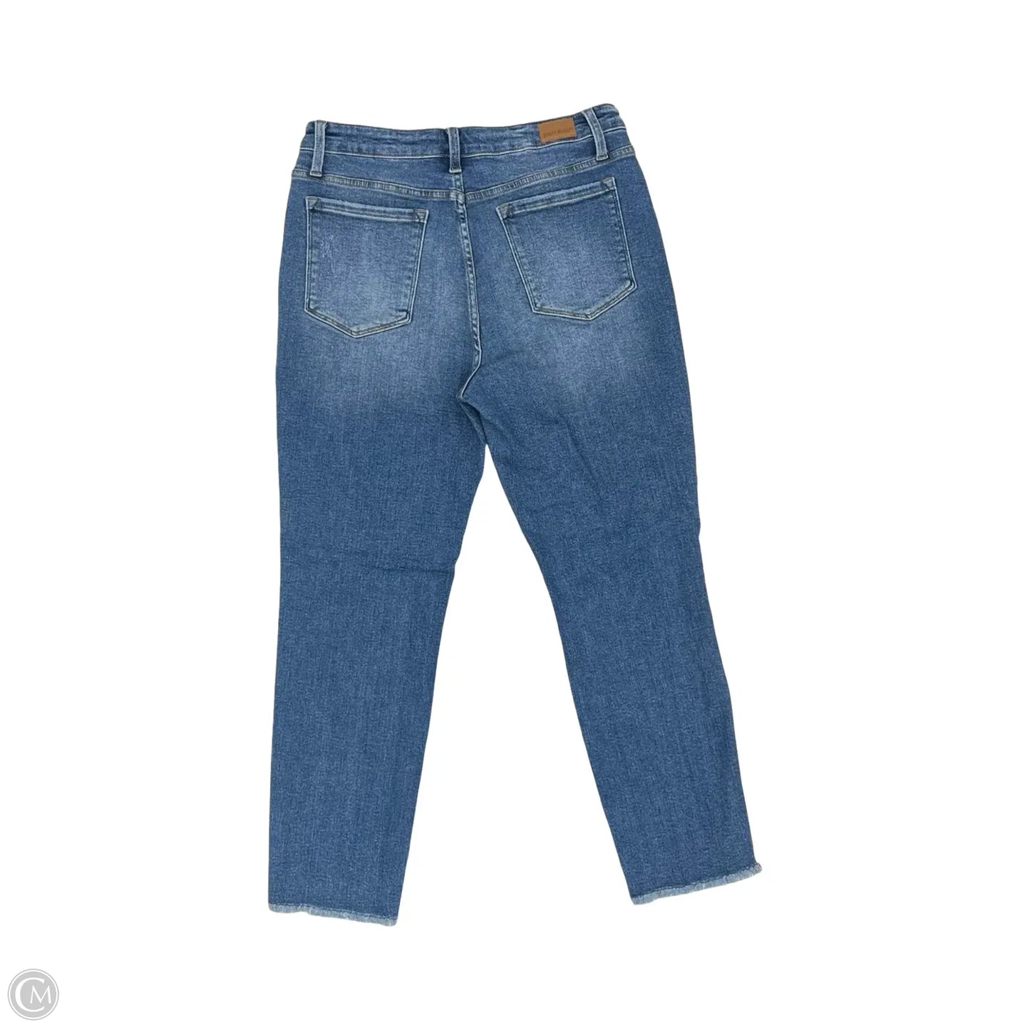 Jeans Straight By Judy Blue In Blue Denim, Size: 12
