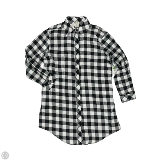 Dress Casual Short By Clothes Mentor In Black & White, Size: M