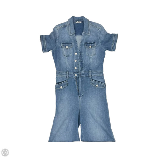 Jumpsuit By Paige In Blue Denim, Size: 8