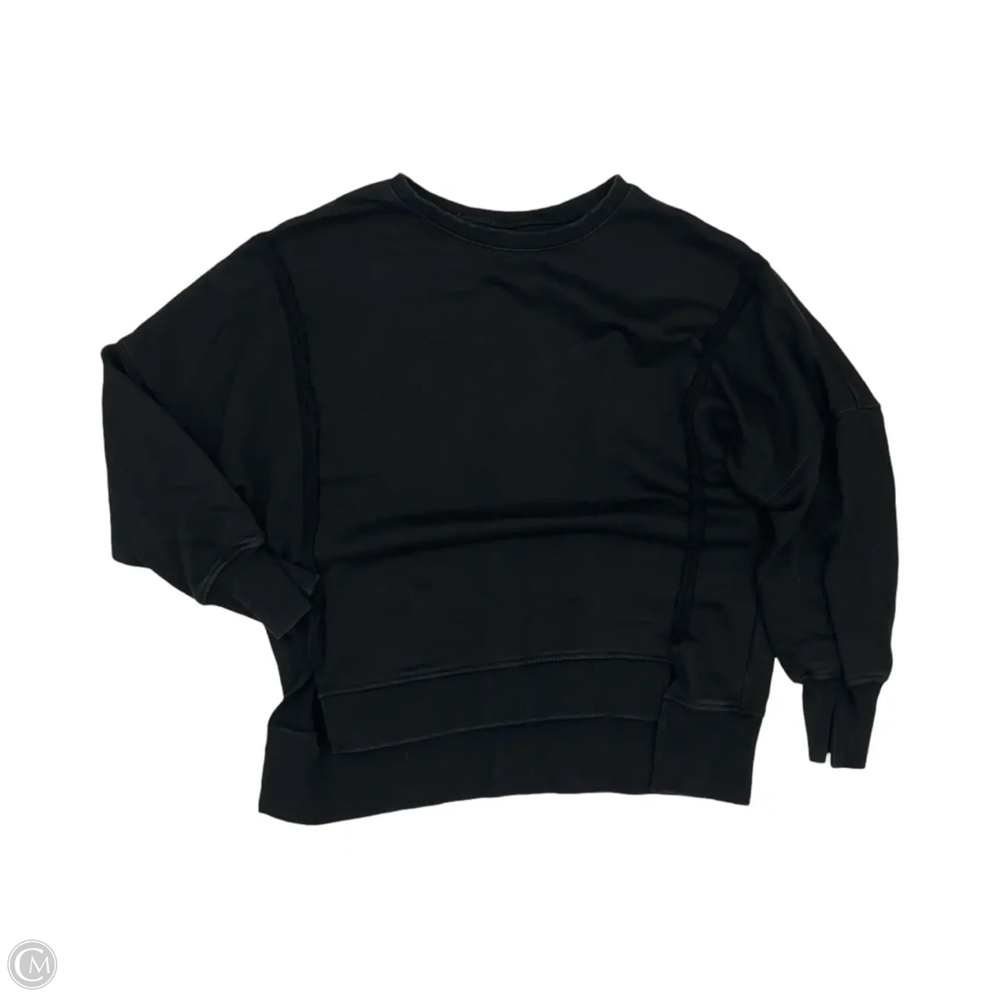 Sweatshirt Crewneck By Cme In Black, Size: S