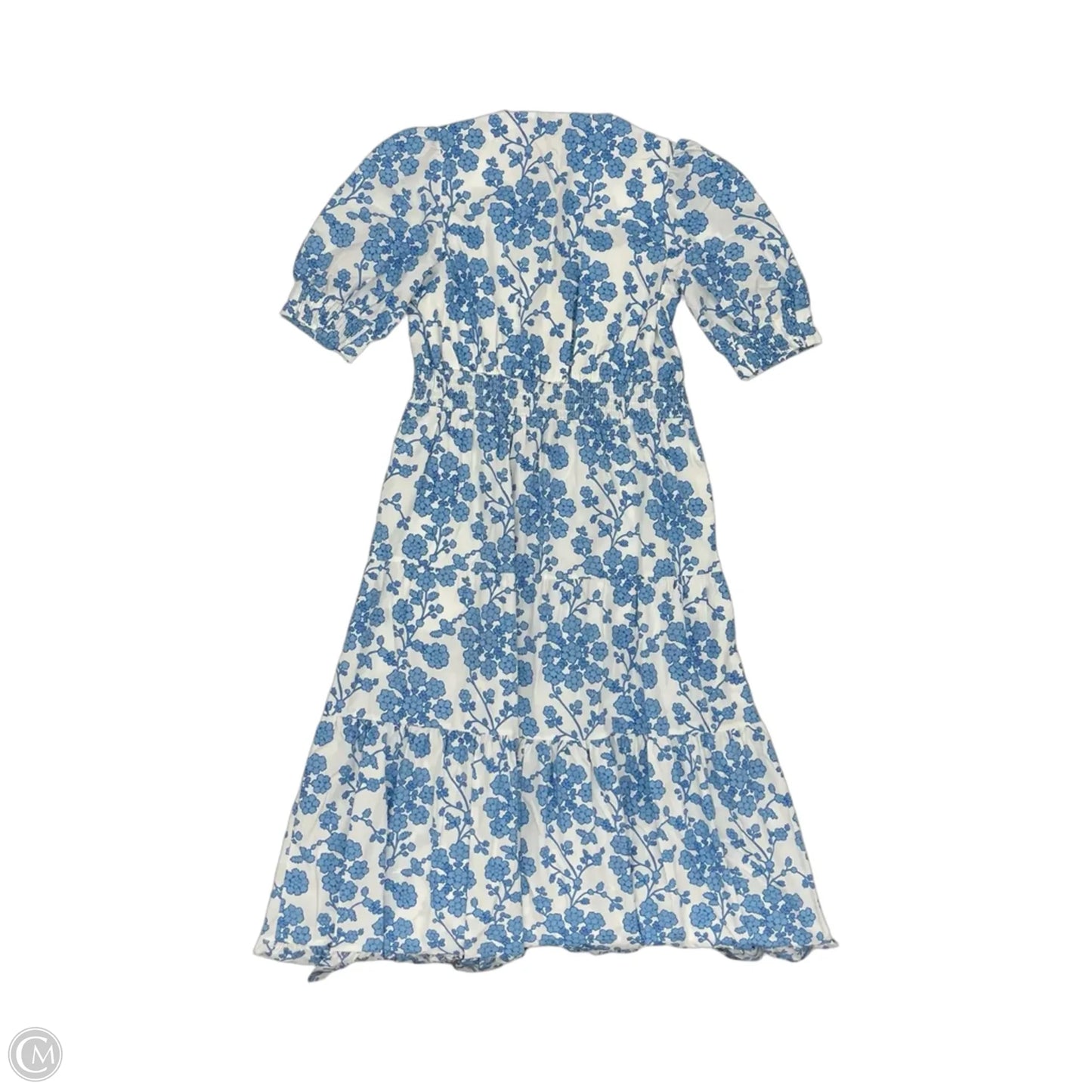 Dress Party Long By Boden In Blue & White, Size: 6