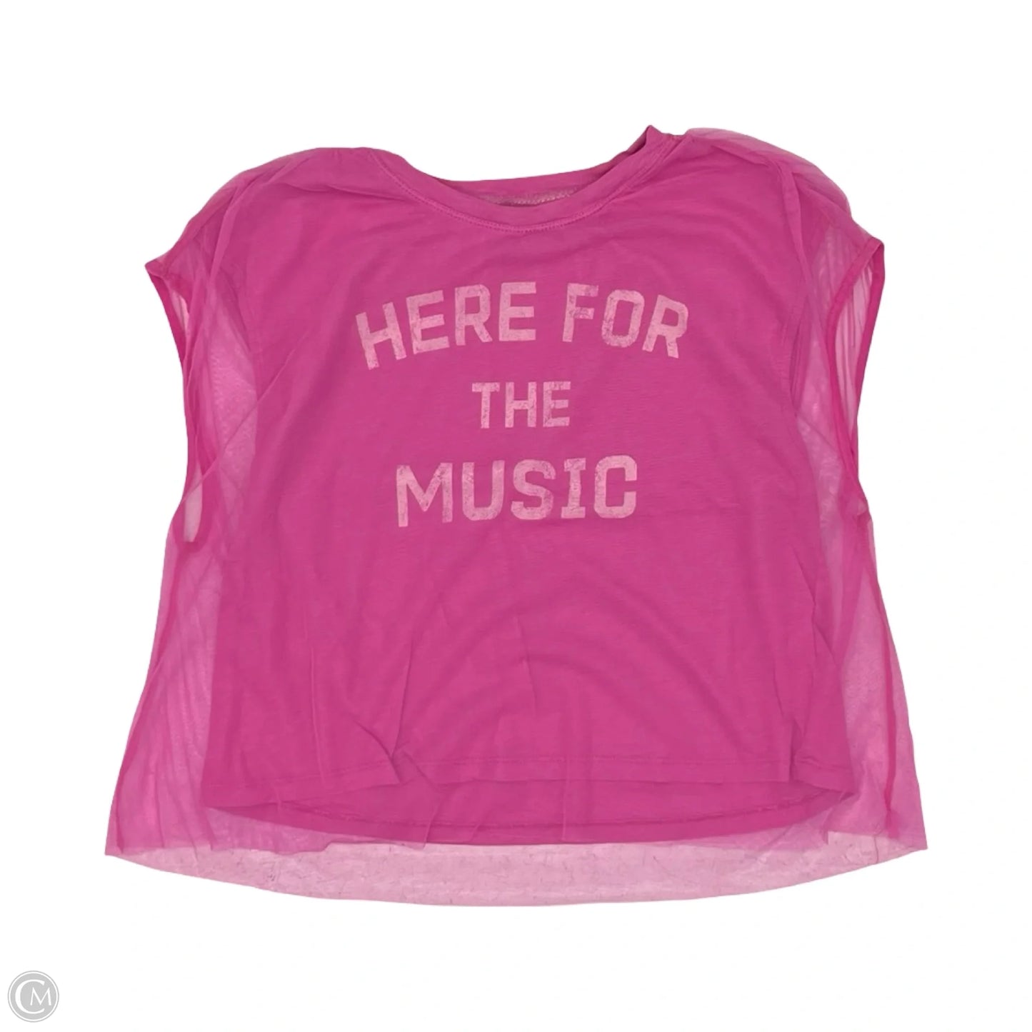 Top Short Sleeve By Pilcro In Pink, Size: M