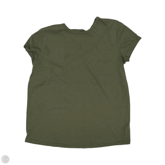 Top Short Sleeve Basic By Quince In Green, Size: S