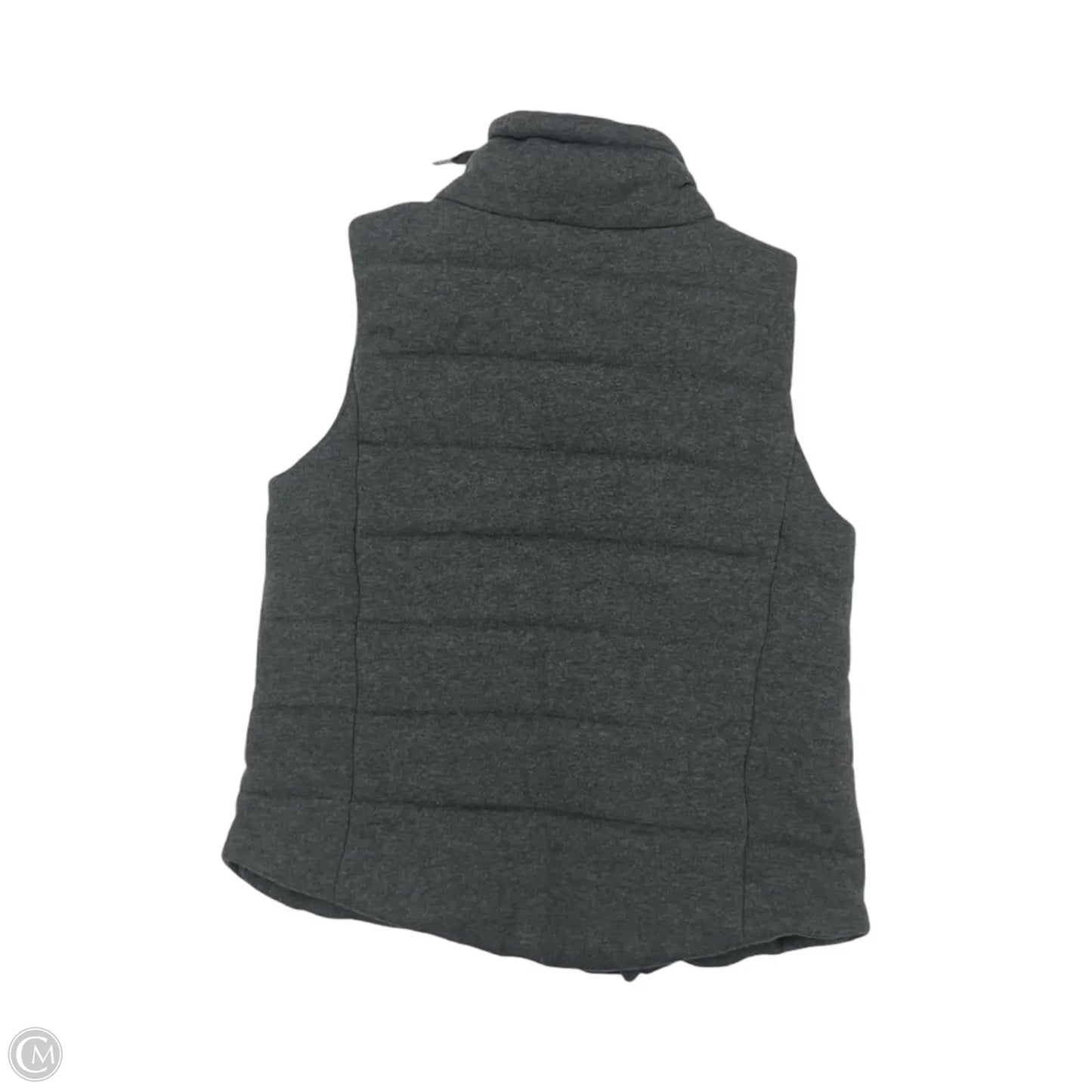 Vest Puffer & Quilted By Be Cool In Grey, Size: M