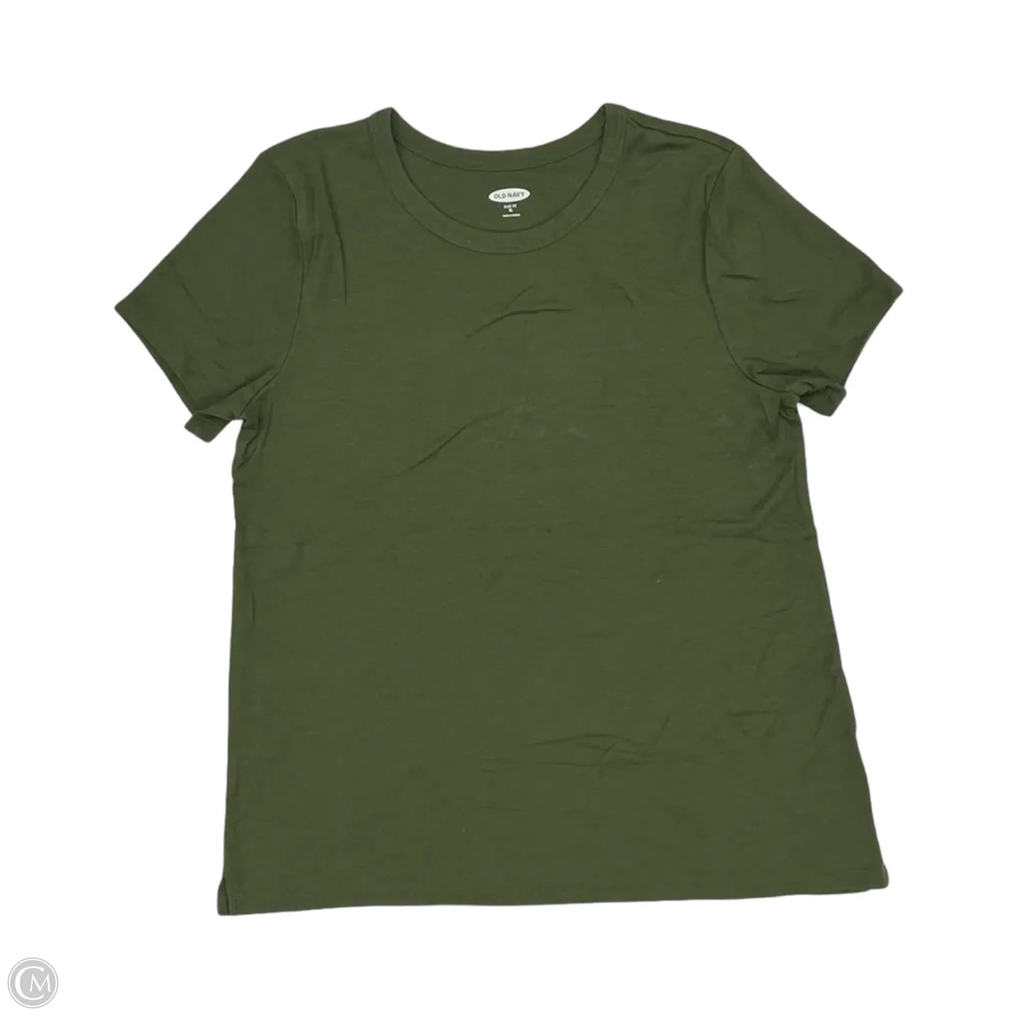 Top Short Sleeve Basic By Old Navy In Green, Size: Xl