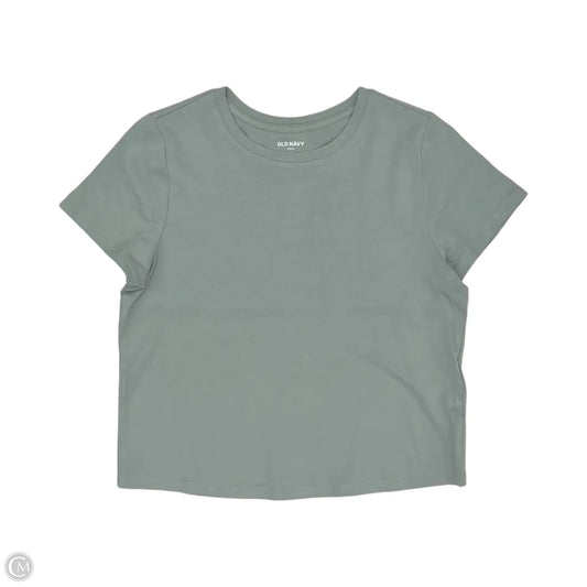 Top Short Sleeve Basic By Old Navy In Green, Size: L