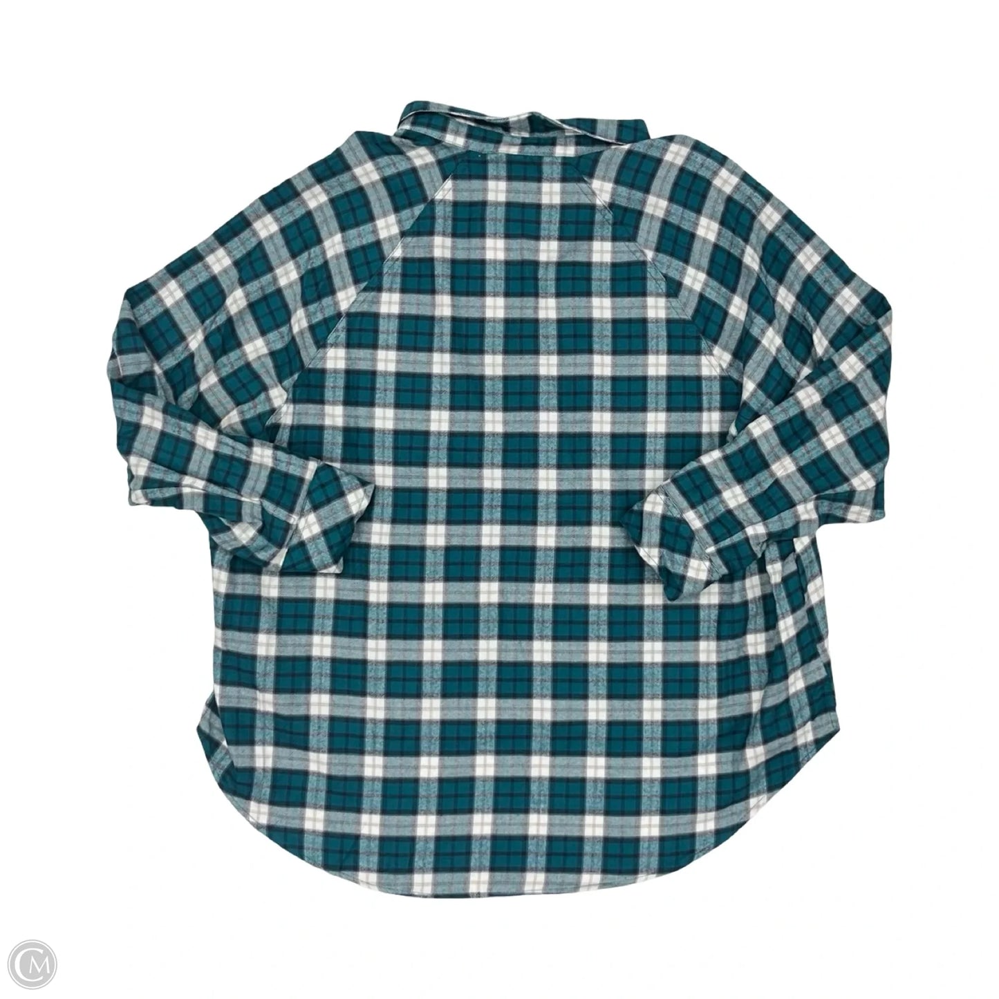 Top Long Sleeve By Wild Fable In Teal, Size: Xl
