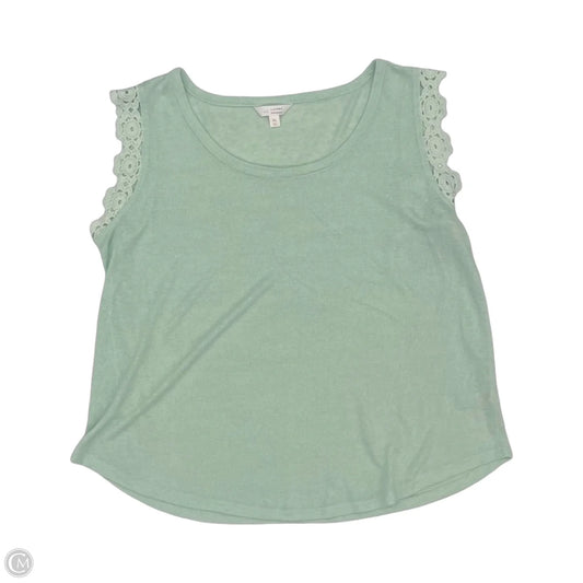 Top Sleeveless By Lc Lauren Conrad In Green, Size: Xl