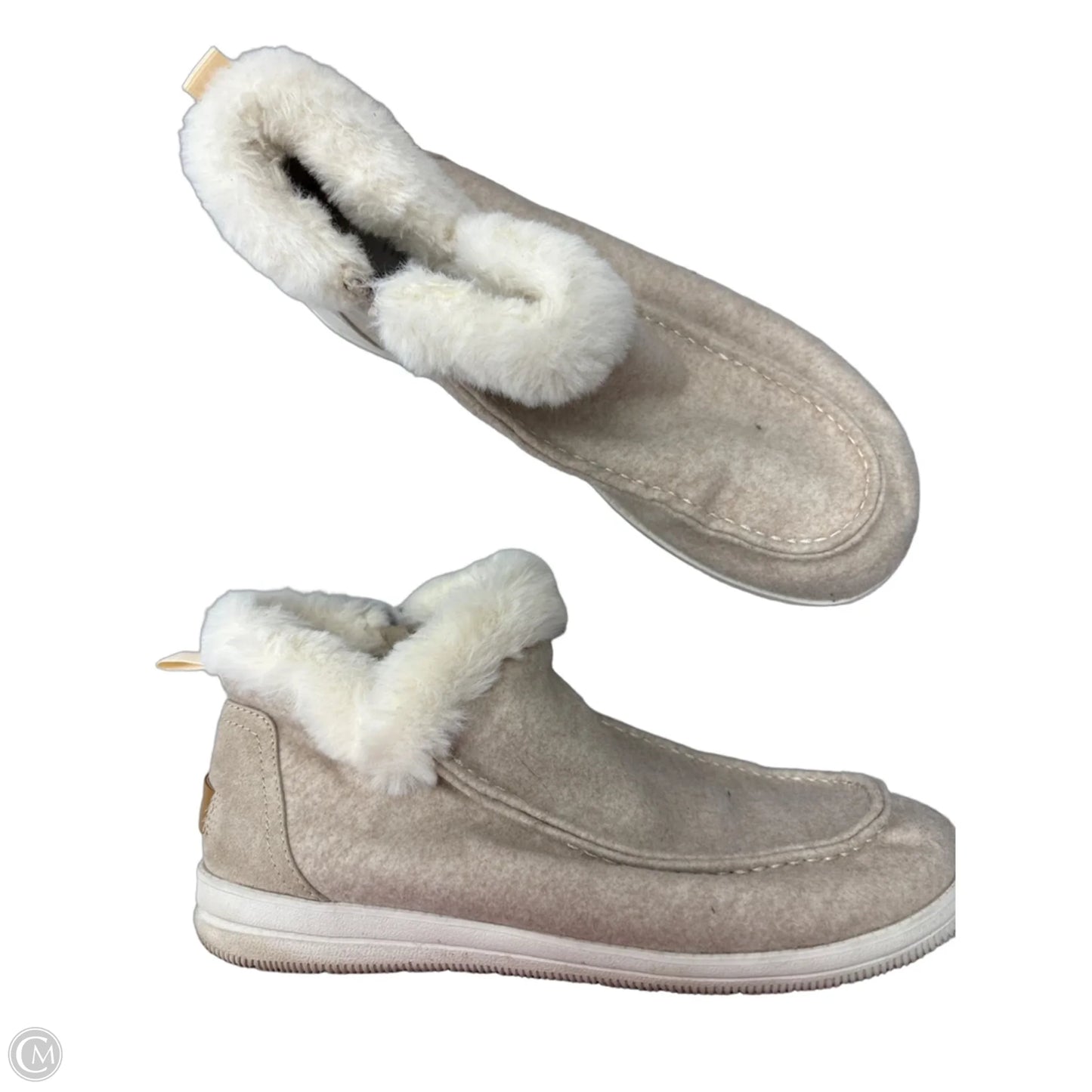 Shoes Flats By Falls Creek In Cream, Size: 10