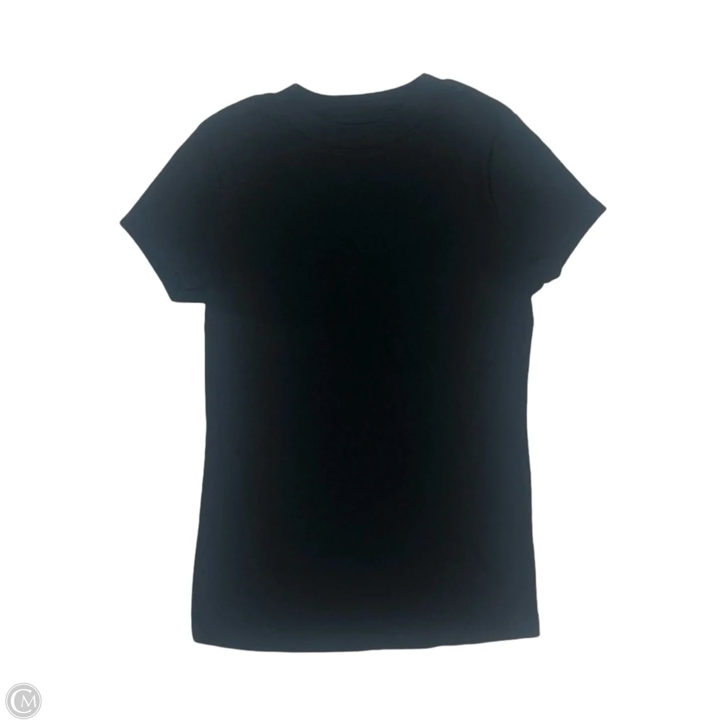 Top Short Sleeve Basic By A New Day In Black, Size: M
