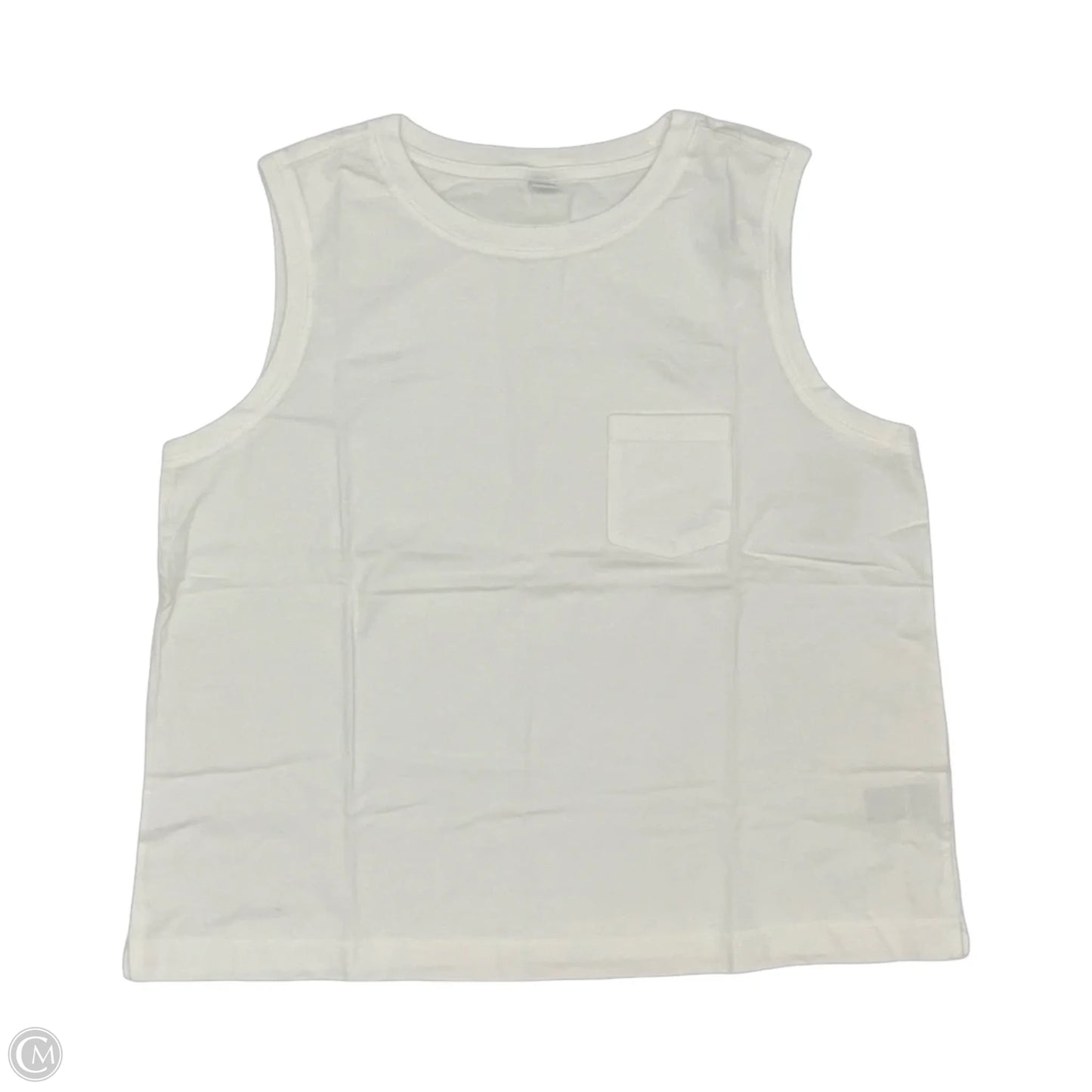 Top Sleeveless Basic By Old Navy In White, Size: L