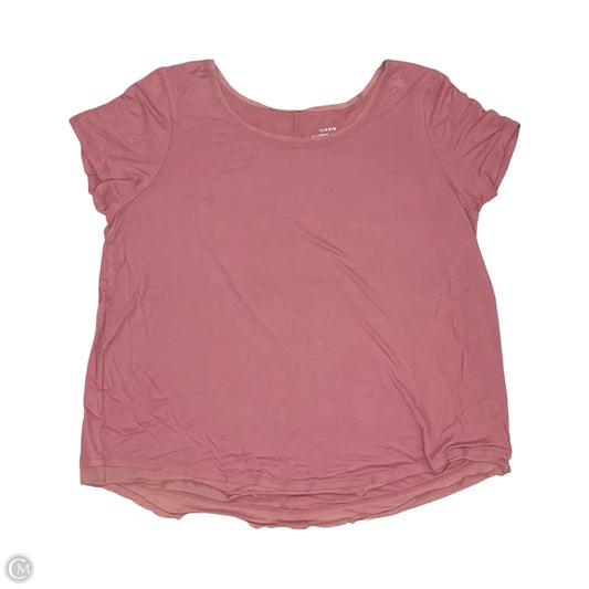 Top Short Sleeve By Torrid In Pink, Size: 3x