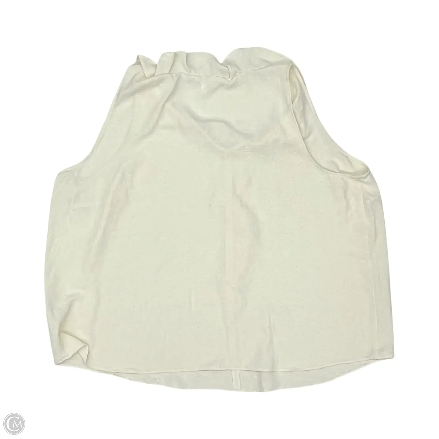 Blouse Sleeveless By Lc Lauren Conrad In Cream, Size: 4x