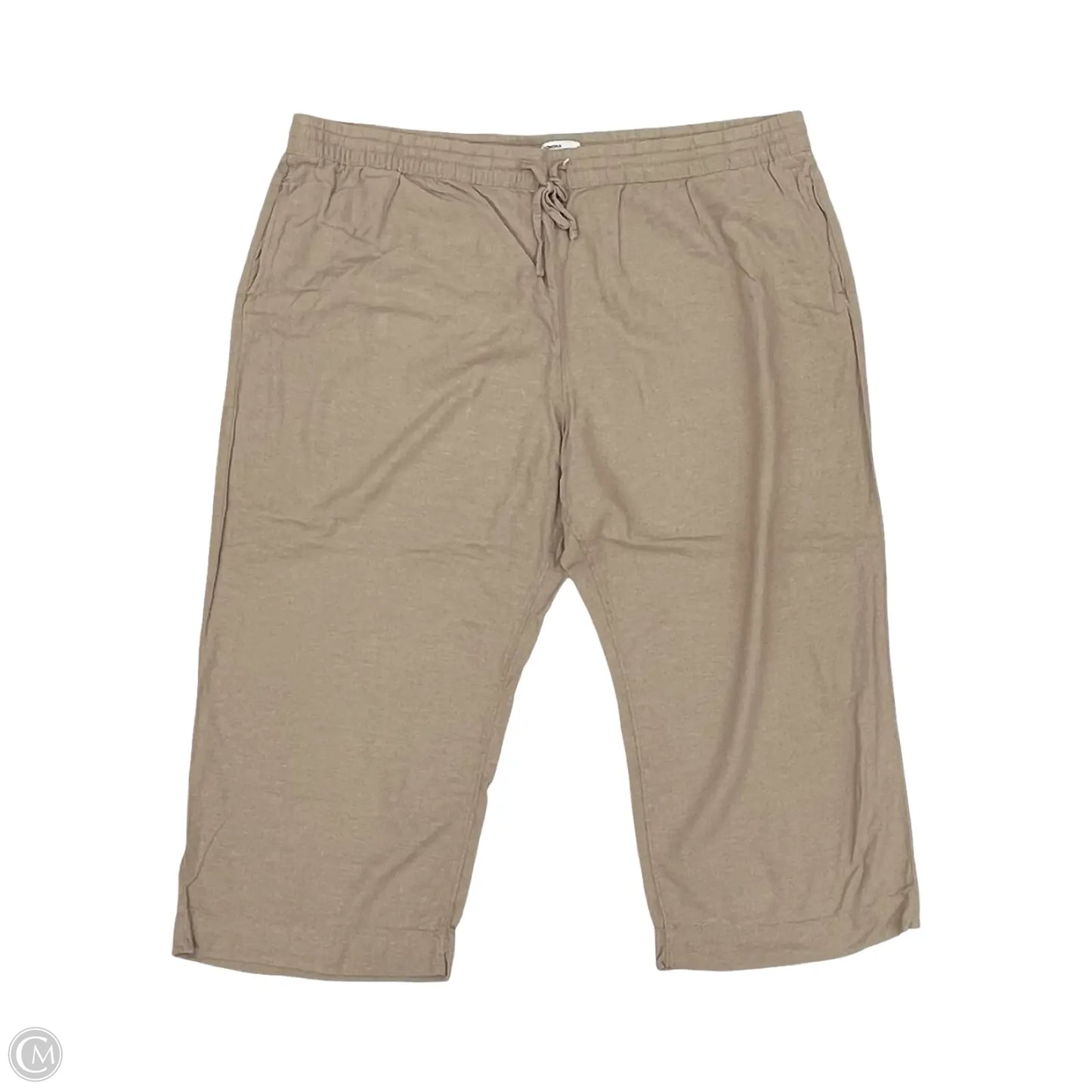 Pants Linen By Sonoma In Tan, Size: 3x