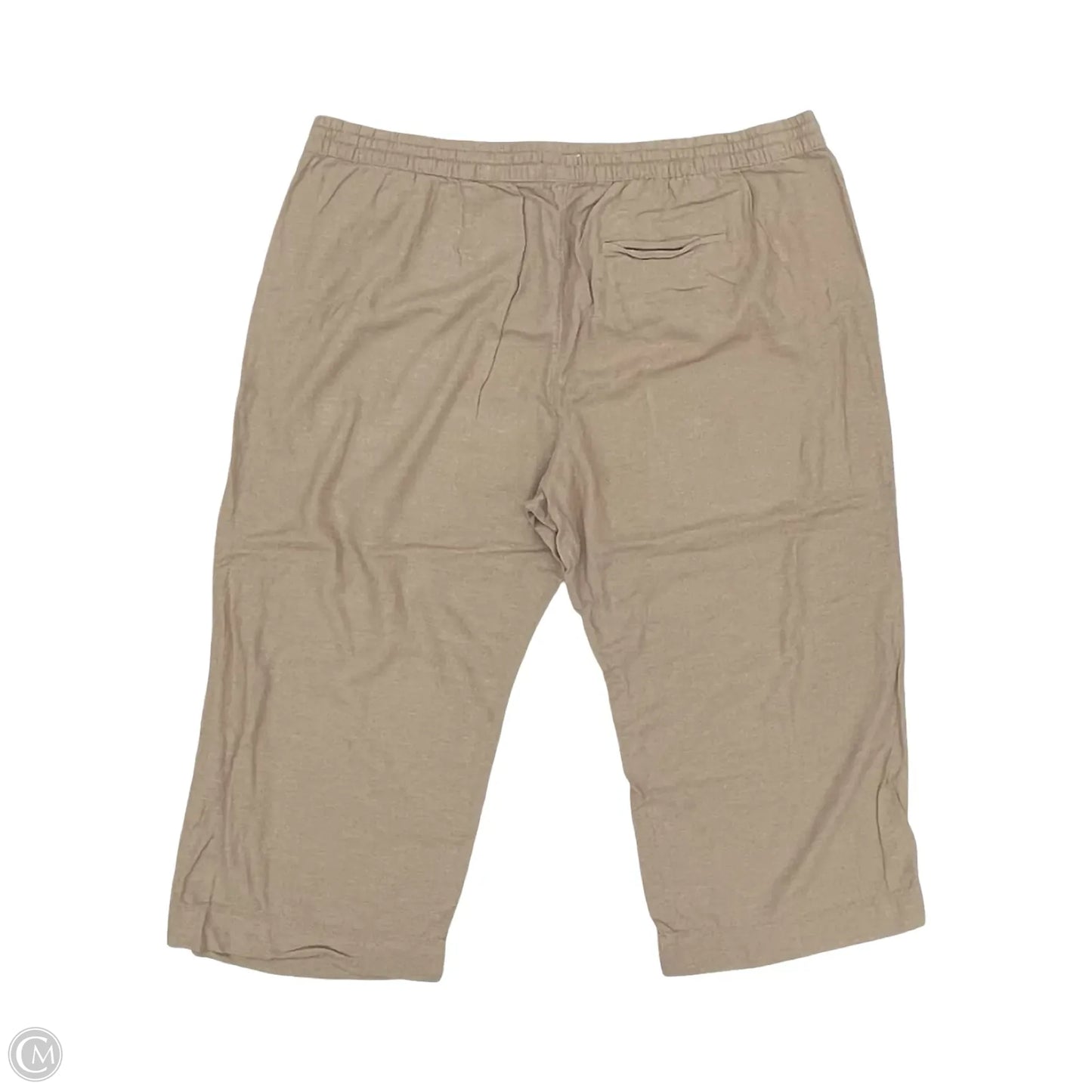 Pants Linen By Sonoma In Tan, Size: 3x