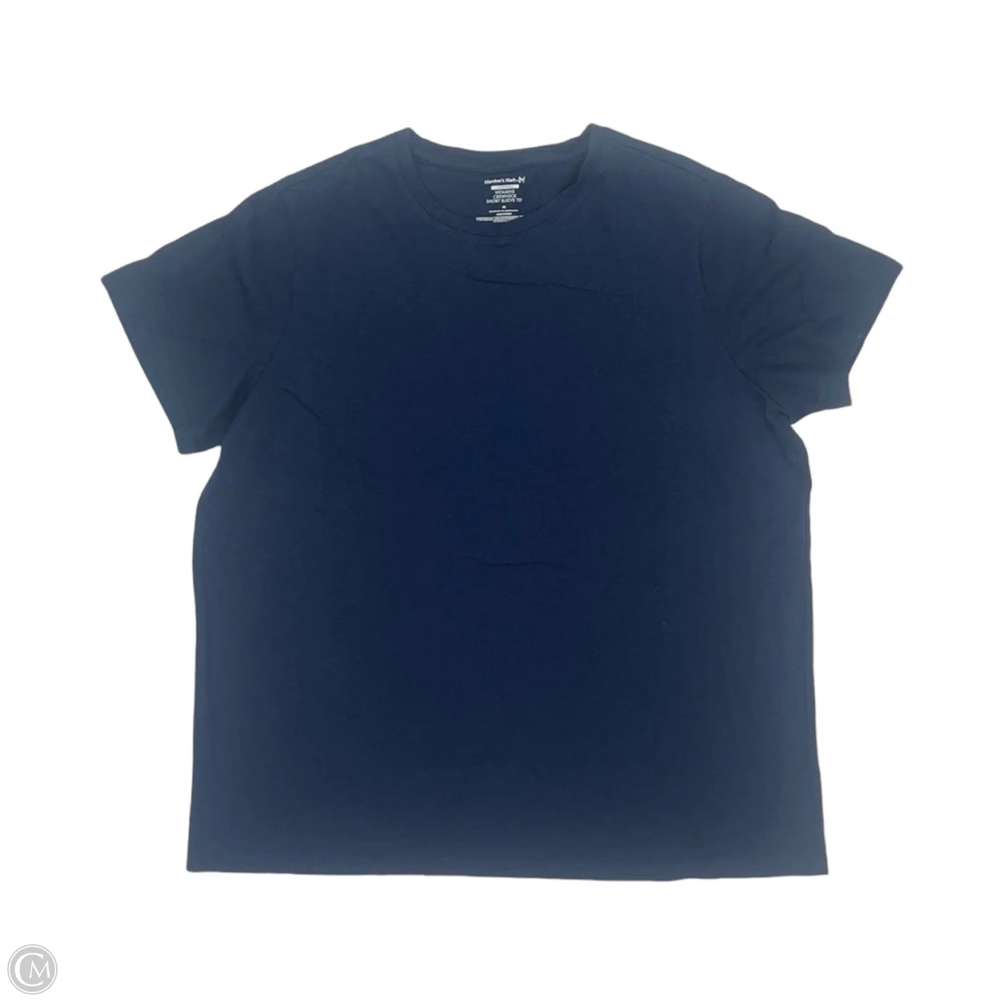 Top Short Sleeve Basic By Members Mark In Navy, Size: Xl