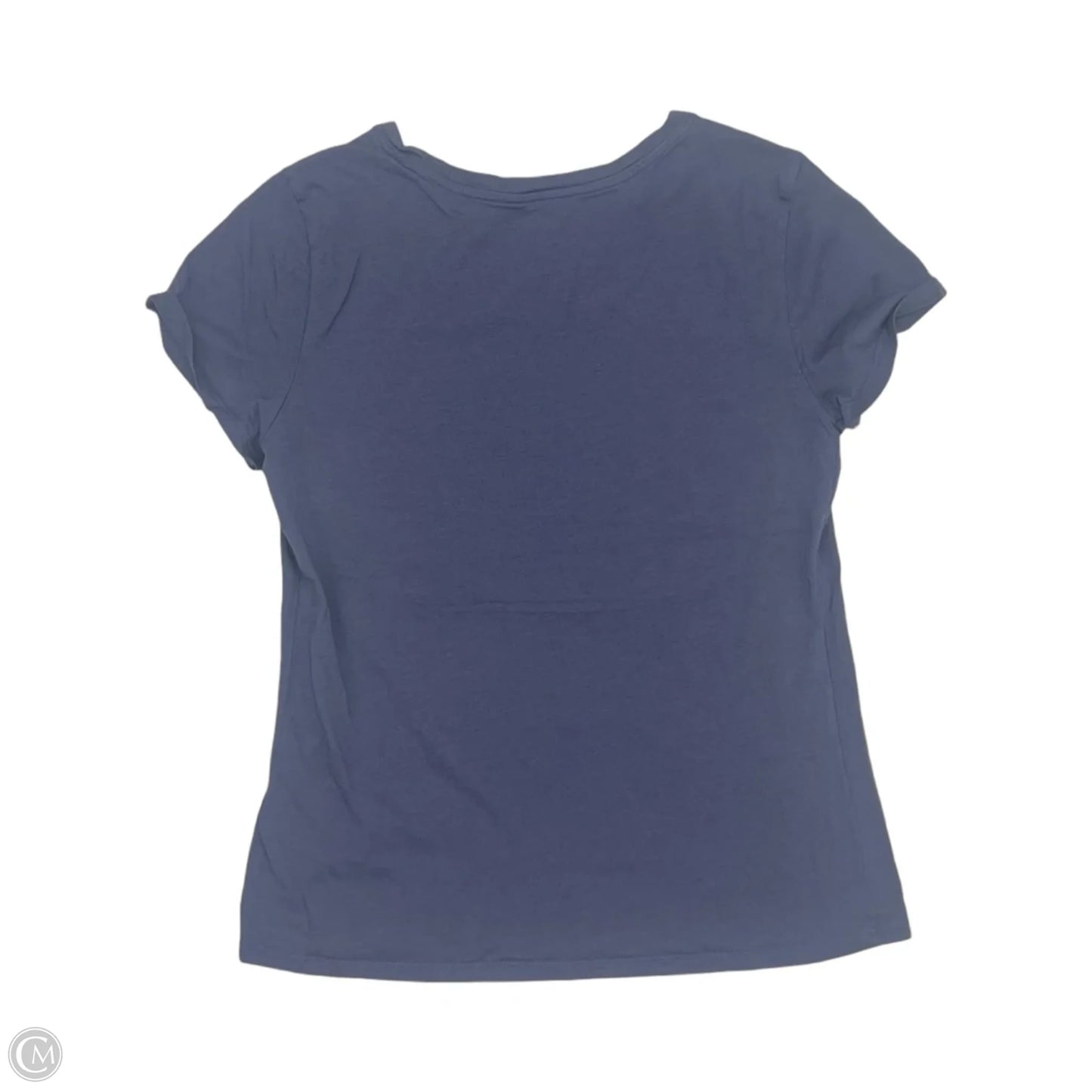 Top Short Sleeve Basic By Quince In Blue, Size: M