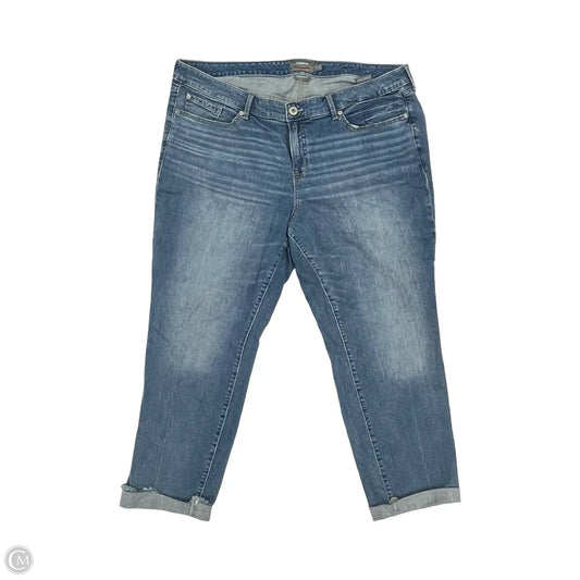 Jeans Straight By Torrid In Blue Denim, Size: 22