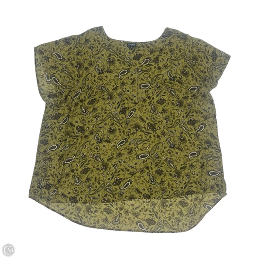 Blouse Short Sleeve By Torrid In Green, Size: 4x