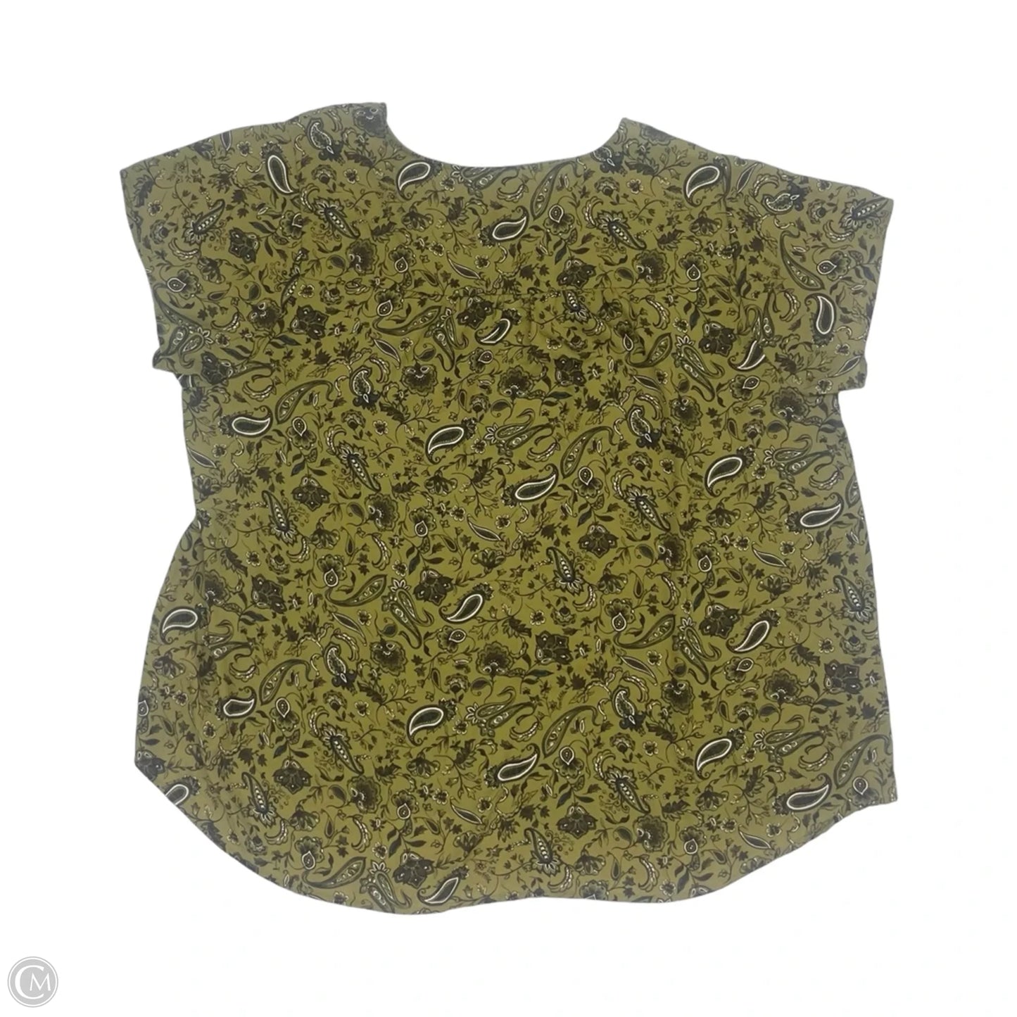 Blouse Short Sleeve By Torrid In Green, Size: 4x