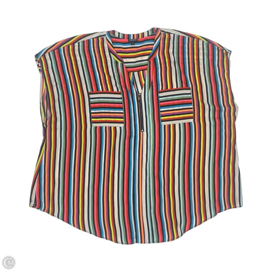 Blouse Short Sleeve By Torrid In Rainbow Print, Size: 4x