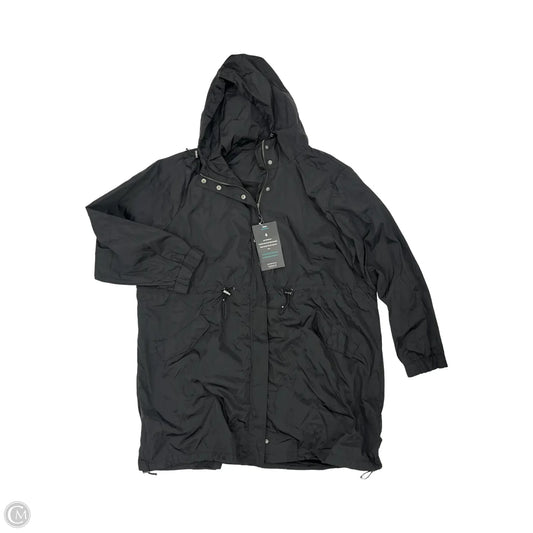 Coat Raincoat By Torrid In Black, Size: 3x