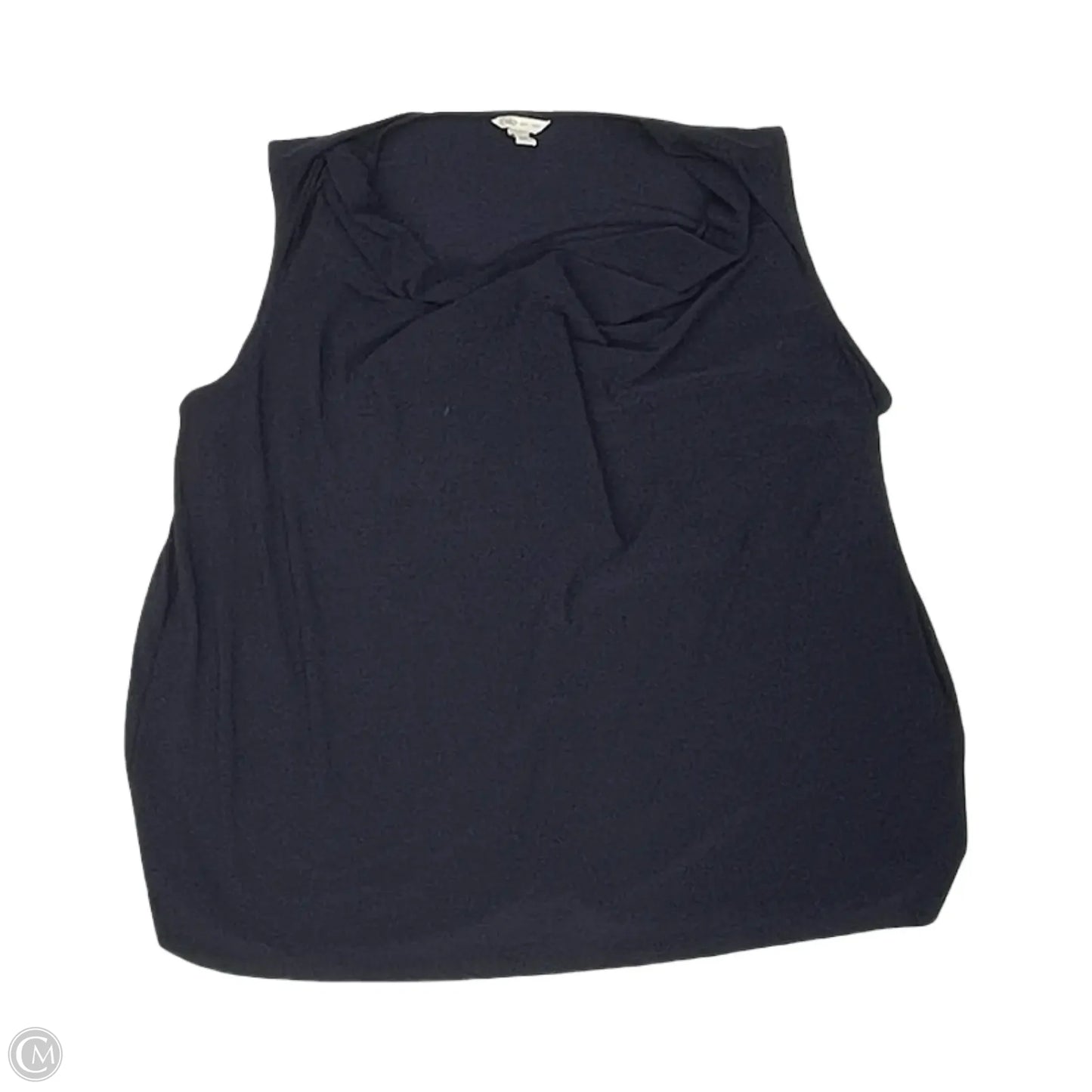 Blouse Sleeveless By Cato In Navy, Size: 2x