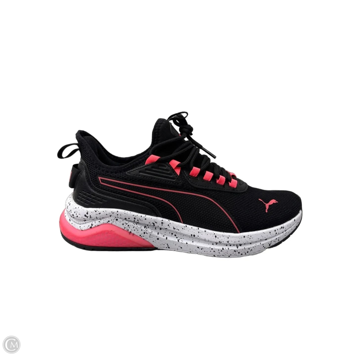 Shoes Athletic By Puma In Black & Pink, Size: 9