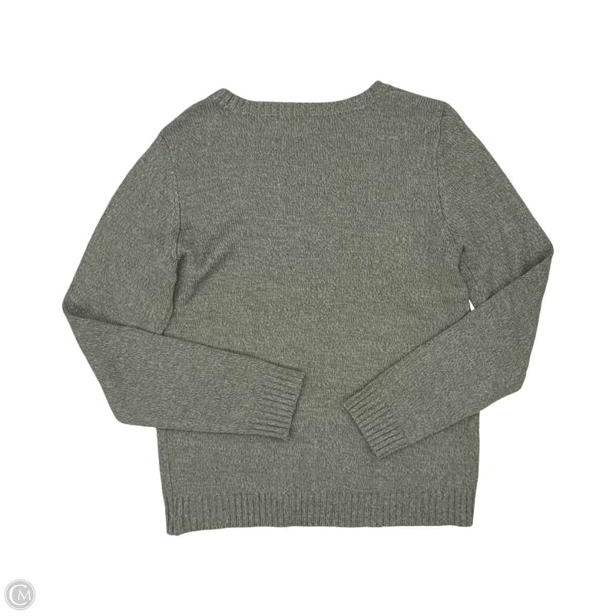 Sweater By Karen Scott In Grey, Size: L