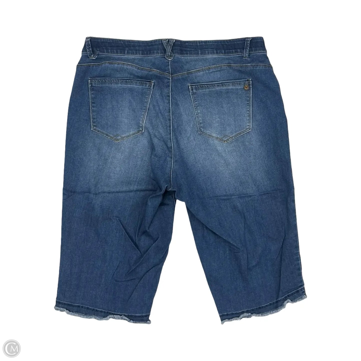Jeans Cropped By Democracy In Blue Denim, Size: 20w