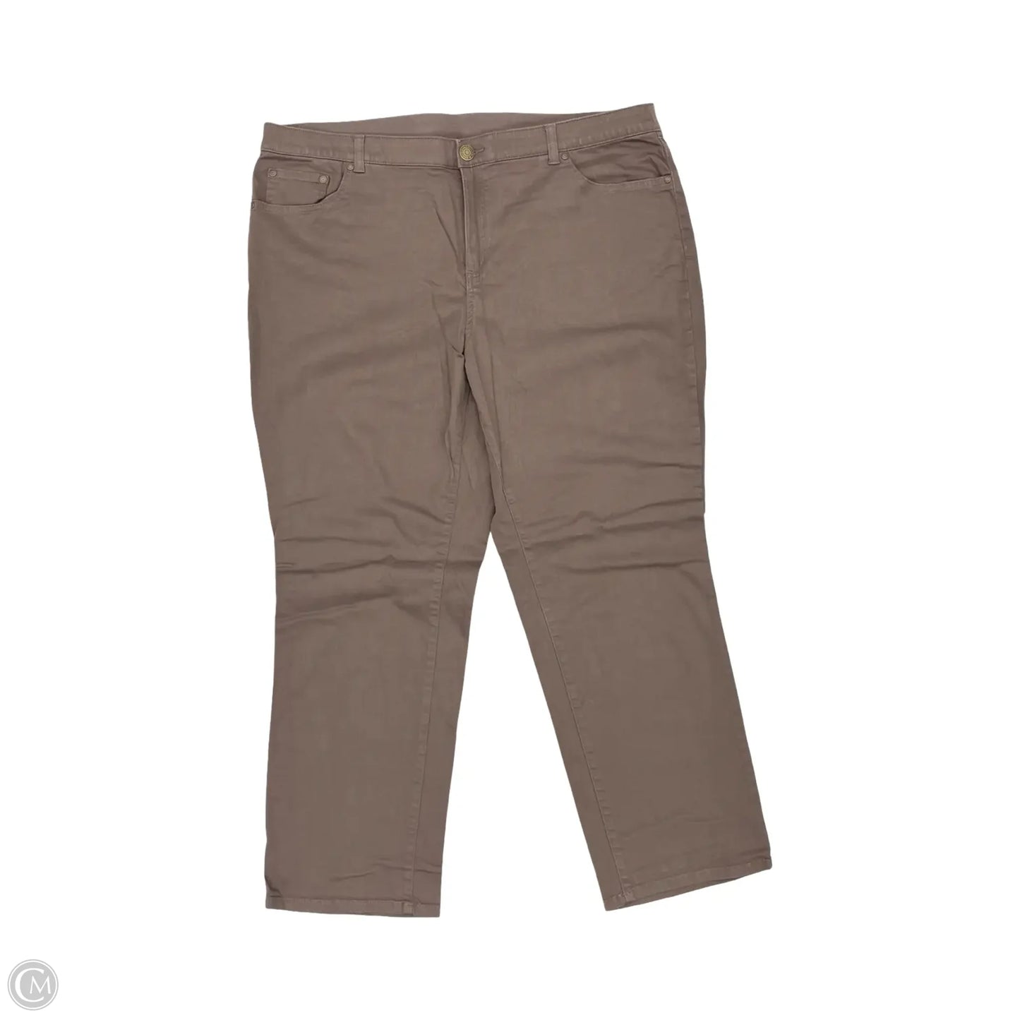 Pants Chinos & Khakis By Cj Banks In Brown, Size: 20w