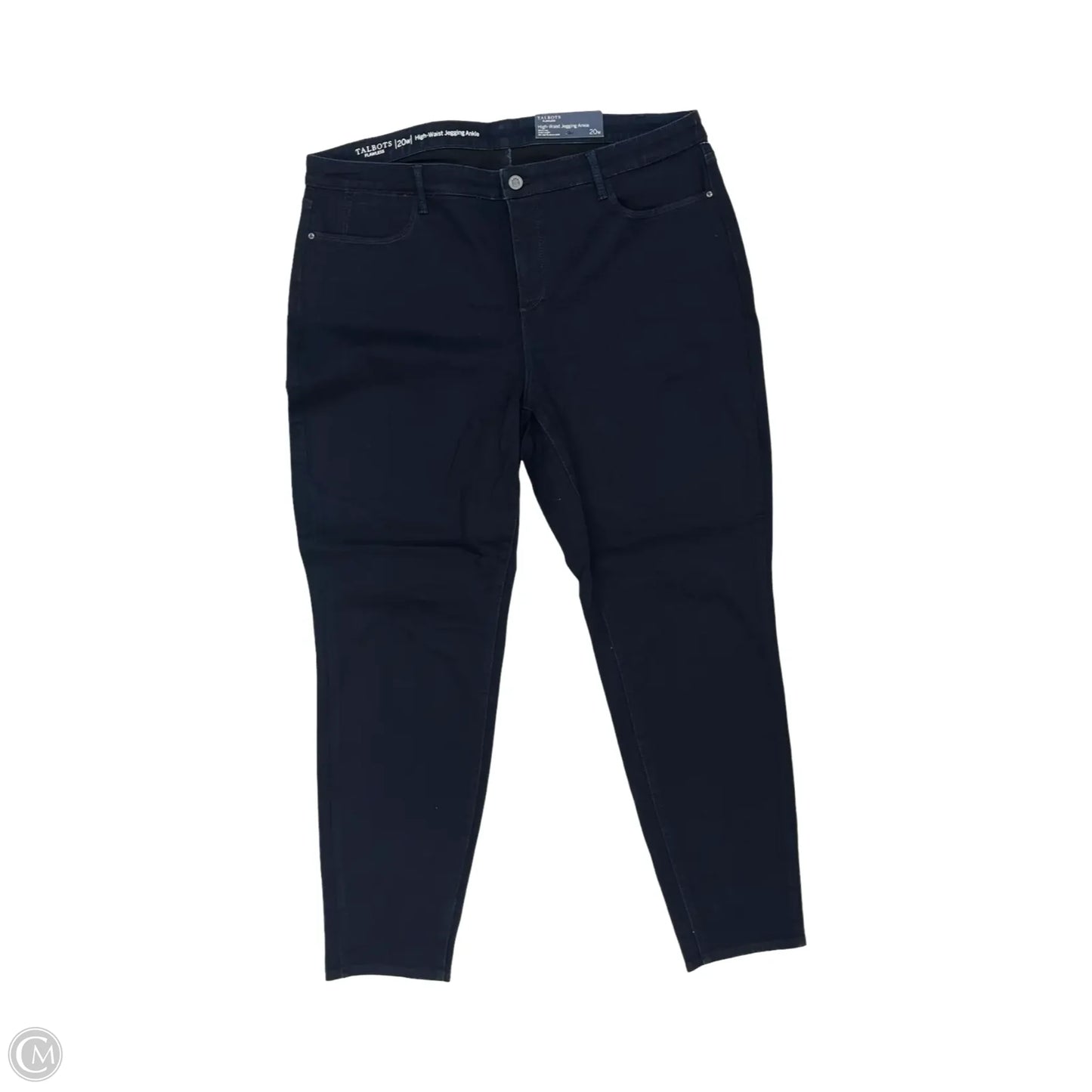 Jeans Skinny By Talbots In Blue Denim, Size: 20w