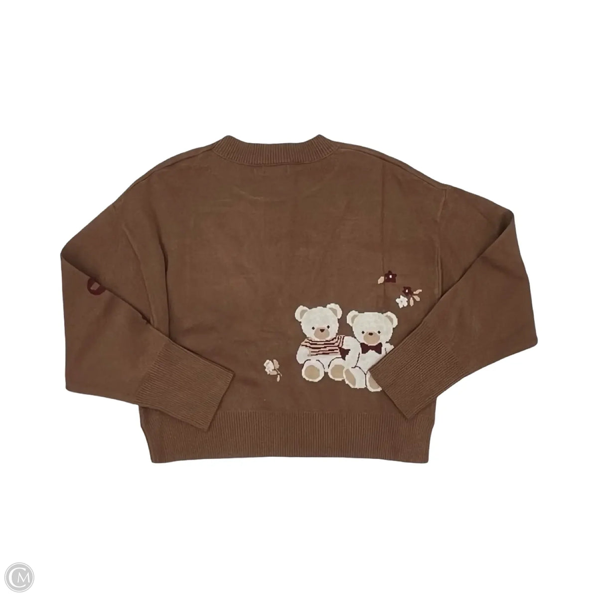 Sweater By Originality In Brown, Size: M