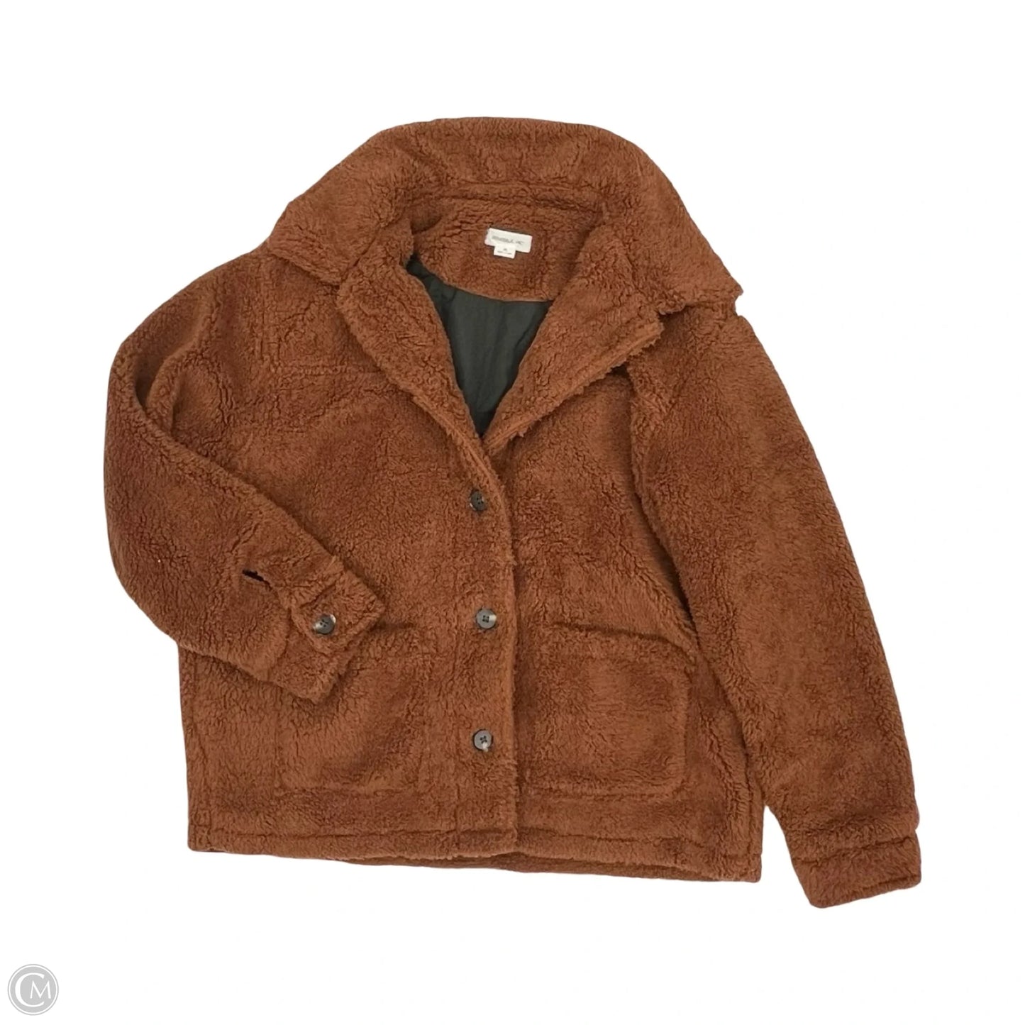 Jacket Faux Fur & Sherpa By Oneill In Brown, Size: M