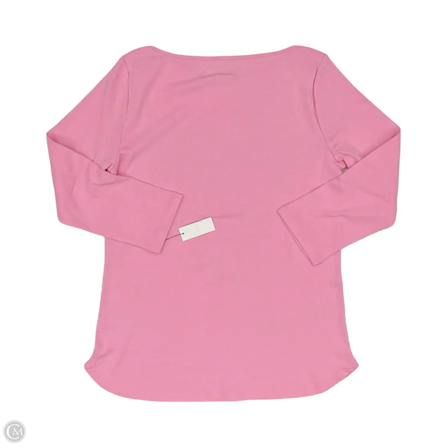 Top 3/4 Sleeve Basic By Talbots In Pink, Size: M