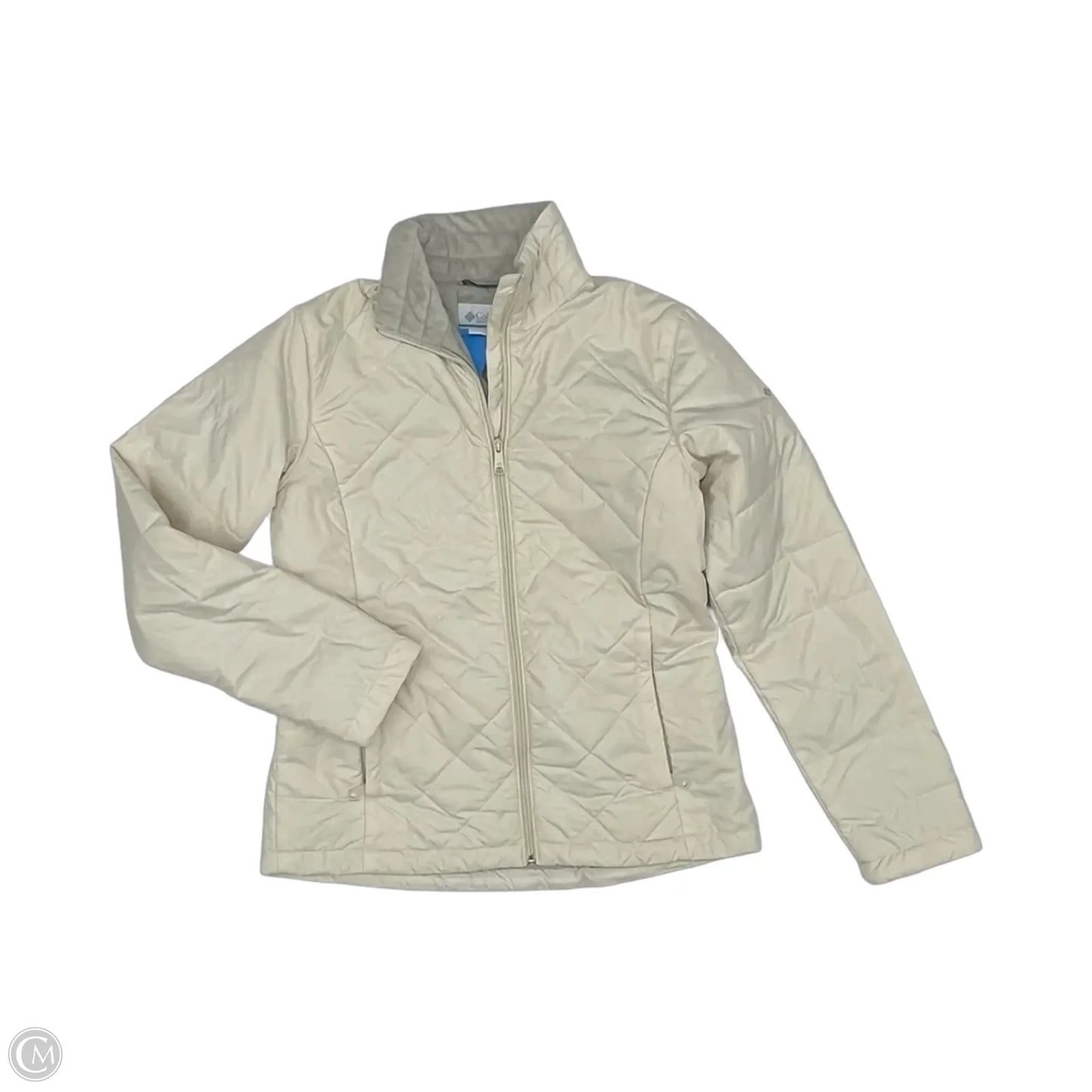 Jacket Puffer & Quilted By Columbia In Cream, Size: S
